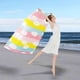 thumbnail image 5 of Microfiber Beach Towel Super Colorful Bath Towel Sandproof Beach Blanket Multi-Purpose Towel For Travel Swimming Pool 28x55 Inch, 5 of 5