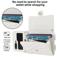 thumbnail image 4 of ETFAST Wallet Leather Phone Case For Samsung Galaxy Z Flip 6 Flip5 Multi Card Zipper Phone case, 4 of 10