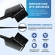 thumbnail image 3 of Brochas para teñir el cabello Salon Supply Co Emperor 3 Angled Tint Black, 3 of 4