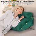 thumbnail image 6 of Eurhowing Adjustable Bed Wedge Pillow, Memory Foam Triangular Headboard Pillow with Neck Roll Pillow, Back Support Rest Pillow for Reading & Sleeping, Green, 6 of 11