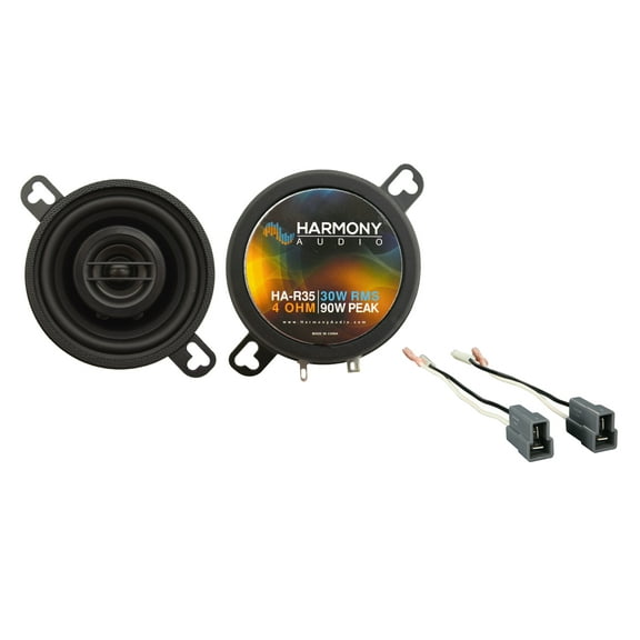 Fits Mitsubishi Montero 1987-1991 Front Dash Replacement Harmony HA-R35 Speakers