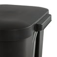 thumbnail image 6 of STERILITE 11.9 Gallon StepOn Wastebasket with Lid, Ideal in The Kitchen and Mudroom, Fits a Large 13 Gal Trash Liner, Pedal, Black Lid and Bin, 4-Pack, 6 of 8