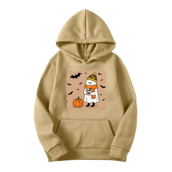 PNTUTB Women's Casual Loose Hoodie Fashionable Long Sleeve Pullover with Pockets Comfortable Top