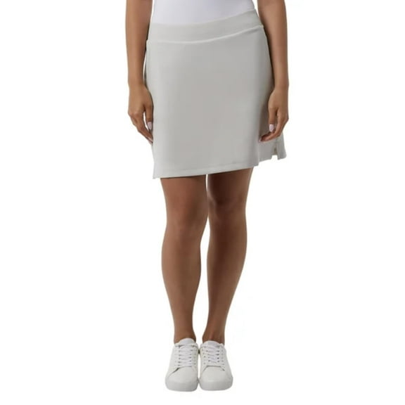 32 Degrees Cool Women's Active Skort with Pockets (US, Alpha, Large, Regular, Regular, Light Gray)