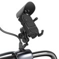 thumbnail image 1 of Amdohai Motorcycle Phone Mount Holder Waterproof Motorcycle Cell Phone Holder Anti-theft 360° Rotation Motorbike Rearview Mirror Mount for 3.5-6.5inch Phone, 1 of 5