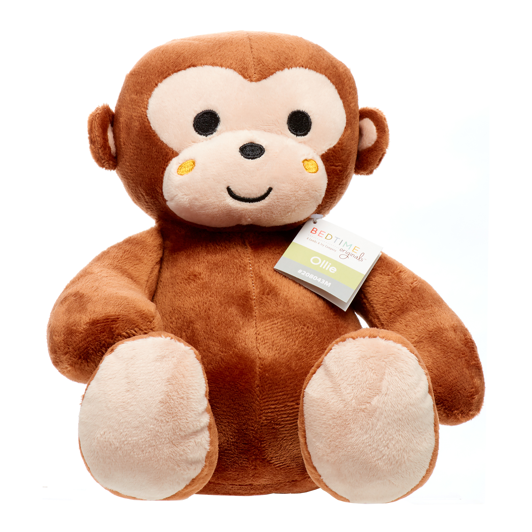 Bedtime Originals Brown Plush Monkey Stuffed Animal - Ollie - image 2 of 6