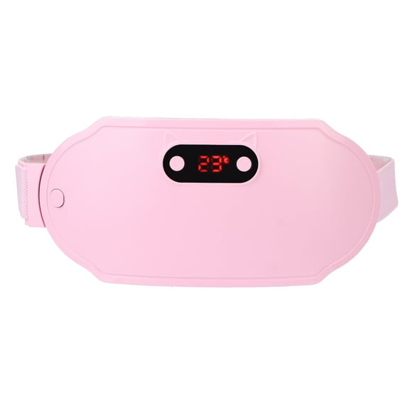 Women Menstrual Heating Belt, 6 Gear Vibration Electric Waist Massage Belt, Back Or Belly Pain Relief For Women Or Girl