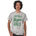 thumbnail image 3 of Date Vegan Girls Funny Vegetarian Gym Men's Graphic T Shirt Tees Brisco Brands L, 3 of 5