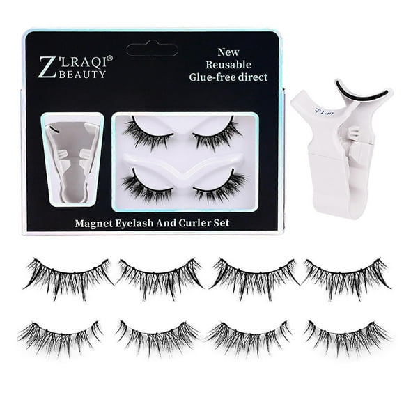 Premium Magnetic Eyelashes No Glue Reusable False Lashes Beginner Friendly Natural Look Eye Makeup Tool