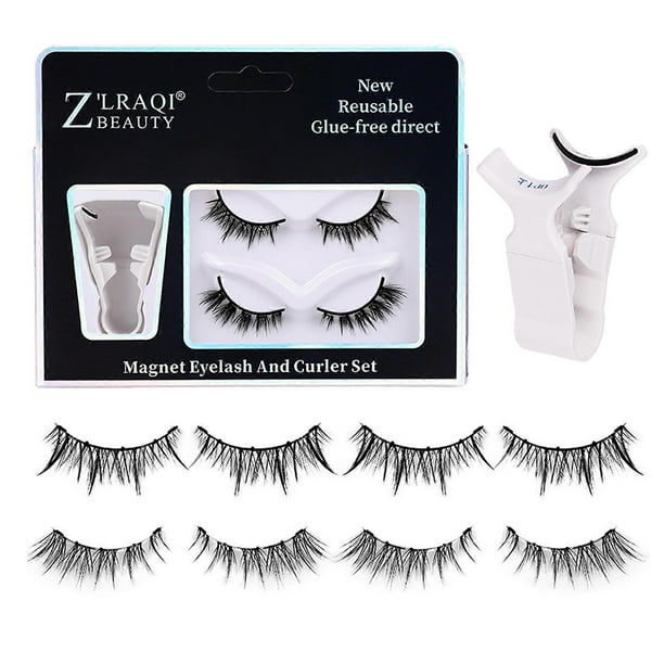 Premium Magnetic Eyelashes No Glue Reusable False Lashes Beginner Friendly Natural Look Eye Makeup Tool
