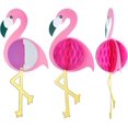thumbnail image 2 of 4 Uds. Colgante de bola de panal de flamenco, decoraciones para fiestas, suministros de fiesta de cumpleaños, 2 of 5