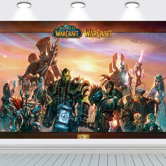 World of Warcraft Taspestry Wall Decor school Background Backdrop Party Supplies Banner Poster Decor Decorations