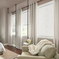 thumbnail image 4 of IHOMEPARK Room Divider Curtain Rods No Drilling Ceiling to Floor, Adjustable Heavy Duty Tension Rod for Room Separation Bedroom Rental，28-171inch(W) 4-10ft(H)（Matte Black）, 4 of 7