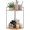 Black-burlywood 2 Tier, variant on Bathroom Counter Organizer, Vanity & Makeup Countertop Organizer