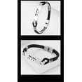thumbnail image 3 of Stylish Jewish Jewelry Hebrew Letter Names of God Layered Silicone Bracelet Jehovah YHWH Bangle Tetragrammaton Symbol Wristband Israelite Amulet Gifts, 8.26'', 3 of 7