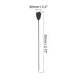 thumbnail image 2 of Uxcell Teardrop Pearl Head Pins, Corsage Pins 1.8" Sewing Straight Pin, Black, 100Pack, 2 of 6