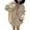Light Yellow, variant on Womens Hoodie Pink Ladies Baseball Zip Cardigan Hoodie Soft Drop Shoulder Sweatshirt for Women XXL