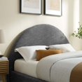 thumbnail image 2 of Lit Plateforme Rond Arqué pour Resort en Ardoise Tissée Chinée, 2 of 10
