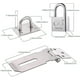 thumbnail image 5 of Staple Padlock Hasp With Padlock And Screw Heavy Duty Staple Padlock, Waterproof Door Lock, 5 of 5