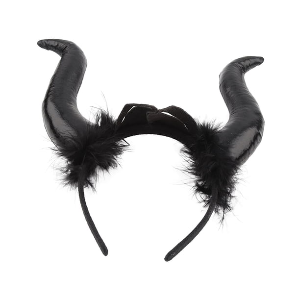Diadema De Cuernos De Diablo Con Felpa – Pack De 3 Unidades Para Disfraces Y Fiestas | Accesorio Para Halloween Y Carnaval