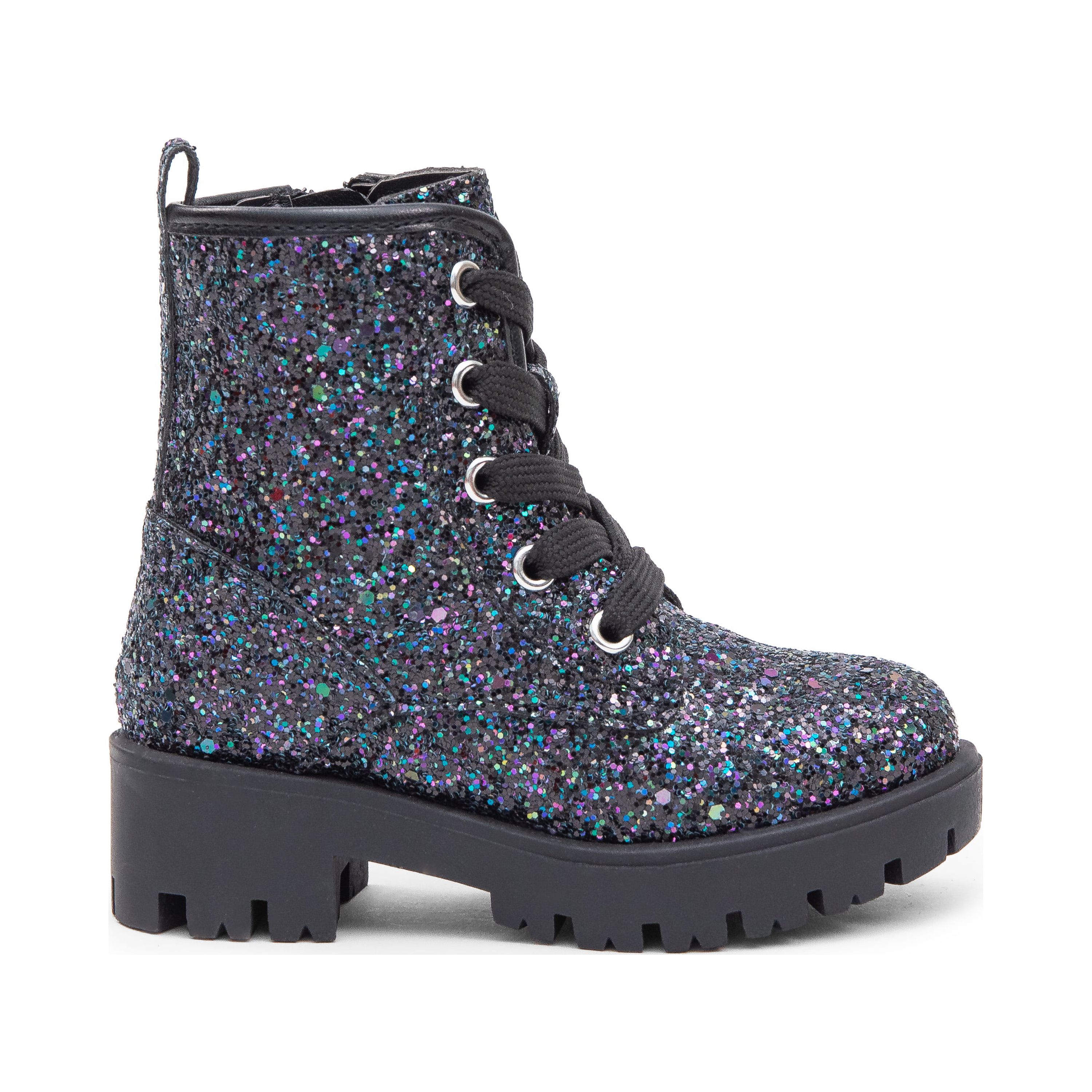 PORTLAND By Portland Boot Company Toddler & Kids Glitter Combat Boots, Sizes 7-5