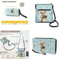 thumbnail image 5 of ZUXONGSY Otter Daisy Flower Print Women's PU Leather Crossbody Hobo Bag & Wallet Set, Adjustable Strap Satchel Purse with Multi-Pockets for Everyday Use, 5 of 5