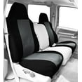 thumbnail image 2 of CalTrend Front Highback Buckets Carbon Fiber Seat Covers for 2008-2015 Smart Fortwo - MB109-03FC Charcoal Insert with Black Trim, 2 of 3