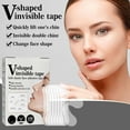 thumbnail image 5 of Invisible Face Lifting Tape - 100 PCS V-Shaped Face Patch, Instant Jawline Tightening & Contouring, Double Chin Reducer, No-Trace Adhesive for Slimmer Look, 5 of 8