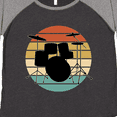 thumbnail image 4 of Inktastic Drum Set Retro Drummer Sunset Women's Plus Size T-Shirt, 4 of 5