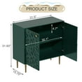 thumbnail image 2 of Boyel Living 2-Door Accent Sideboard Storage Cabinet, Green Modern Sideboard Buffet Cabinet for Hallway, Entryway or Living Room, 2 of 6