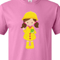thumbnail image 4 of Inktastic Girl With Brown Hair, Yellow Raincoat, Frog T-Shirt, 4 of 5