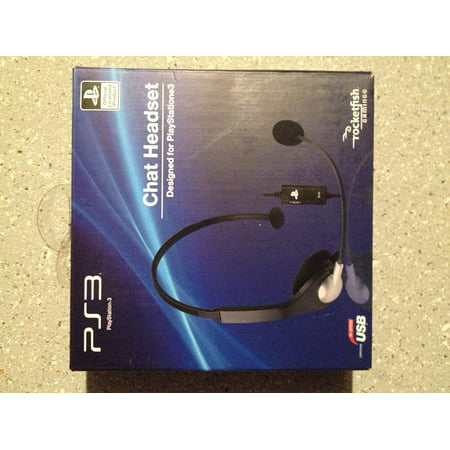 PlayStation 3 Headset with Mic Chat - For Windows also - Rocketfish