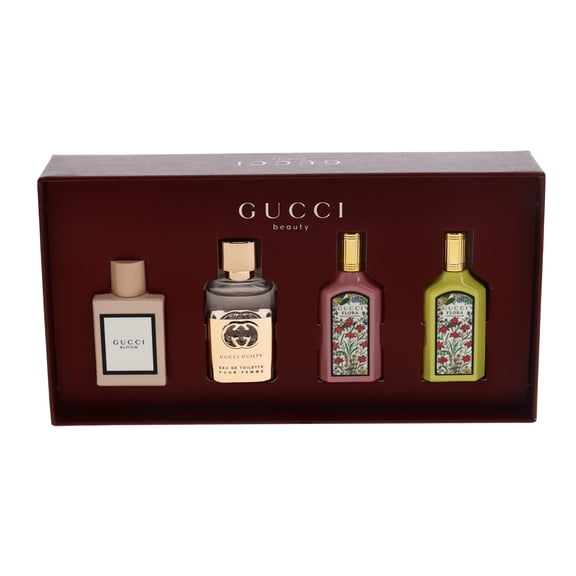 Gucci 4pc Gift Set For Women Guilty EDT Flora Orch/Gard EDP Bloom EDP (5ml ea)