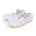 thumbnail image 4 of Eltusu Girls Ballet Shoes, Breathable Non-Slip Stretchy Soft Ballet Slippers Dance Shoes White Size 7.5 T, 4 of 5