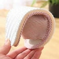 thumbnail image 4 of gakvbuo Summer Slippers For Women Indoor And Outdoor Wide Walking Outdoor Slippersfashion Couple Casual Linen Round Head Stripe Casual Flops Home Shoes, 4 of 6
