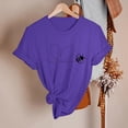 thumbnail image 4 of XIAONU Women Graphic Print T Shirt Crew Neck Short Sleeve Bee Heart Top Soft Casual Outing Tees, 4 of 5