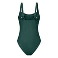 thumbnail image 5 of Womens One Piece Swimsuit,Solid Color Monokini Swimsuit With Adjustable Straps One Piece Bathing Suit for Beach Pool Versatile Fit,Swimsuits for Women,S, 5 of 5