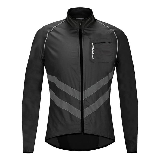 Chaqueta impermeable Cola ciclismo cortavientos M Negro XXXL