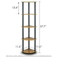 Furinno 99811 TurnNTube 5Tier Corner Display Rack Multipurpose
