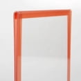 thumbnail image 2 of M&T Displays Desktop Acrylic Sign Menu Holder Double Sided T Shape Tabletop 4x6 Inch Pink Border Bottom Loading Clear Ad Frame for Restaurant Store Wedding Party Event (12 pack), 2 of 3