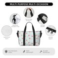 thumbnail image 5 of Rocae Strawberry for Travel Shoulder Bag Top Handle Handbag with Yoga Mat Buckle for Gym, Work, Travel, 5 of 7