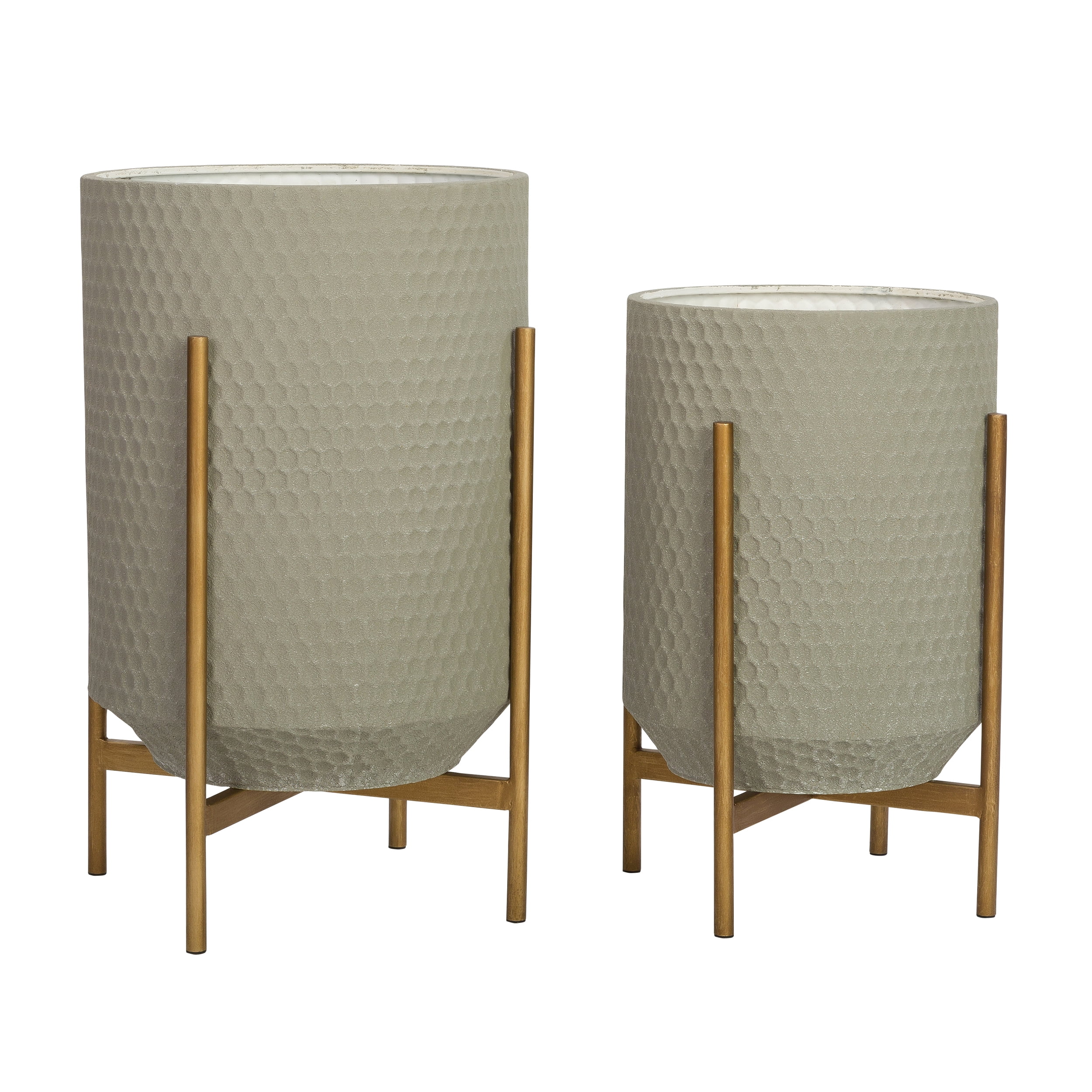 Juniper Large Modern Planters (Set of 2)