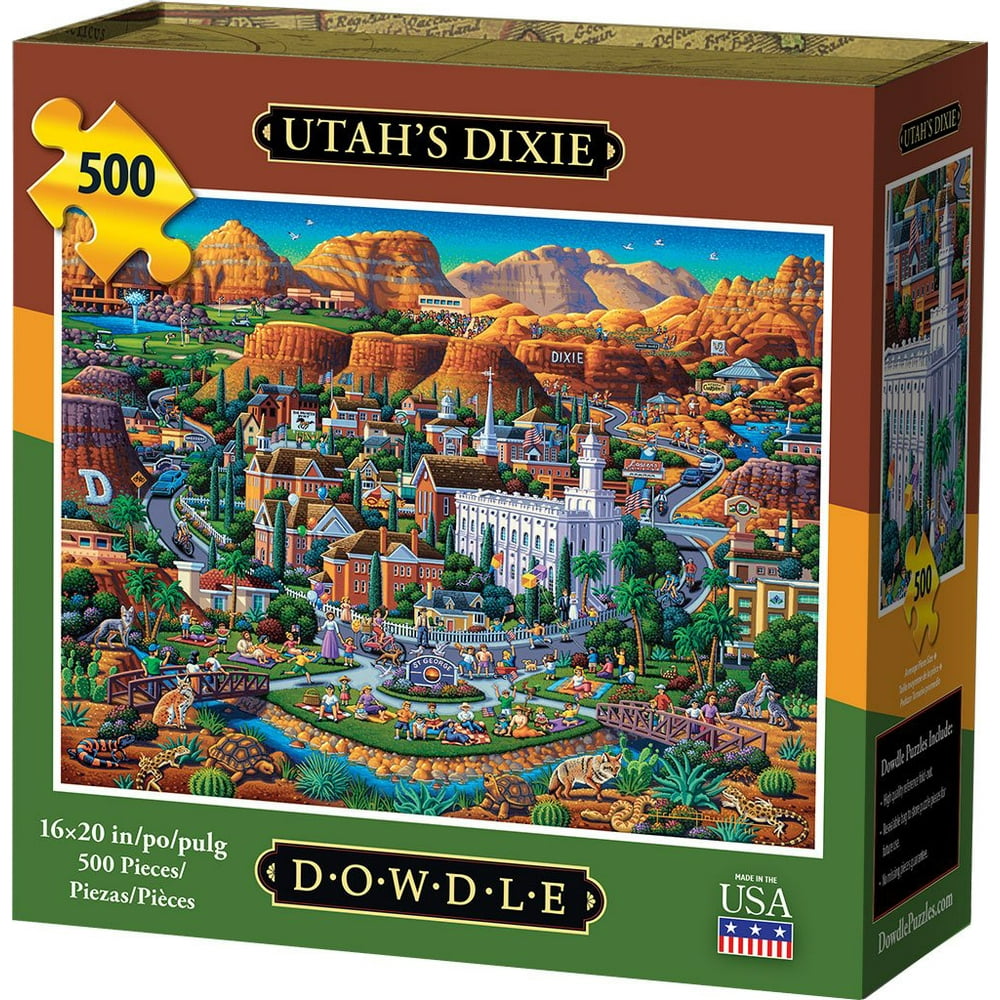 Dowdle Jigsaw Puzzle Utah's Dixie 500 Piece