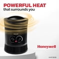 thumbnail image 4 of Honeywell 360 Surround Space Heater for Indoor Use, Small Electric Space Heater, Black, HHF360V, 4 of 12