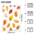 thumbnail image 2 of FORMRS 1-Subject Spiral Notebook 8" x 5" College Ruled 60 Refillable Sheet A5 Hard Cover, 2 Pack, Orange Leaves, 2 of 7