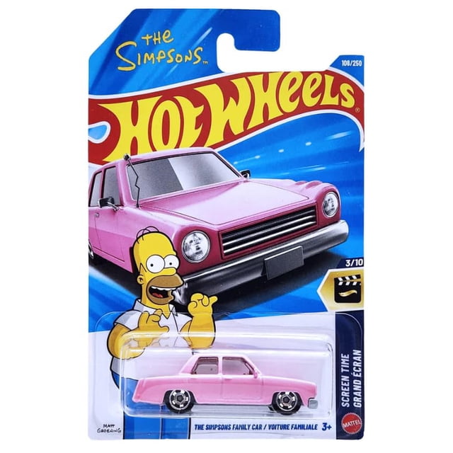 Vehículo de juguete fundido a presión Hot Wheels The Simpsons Family Car