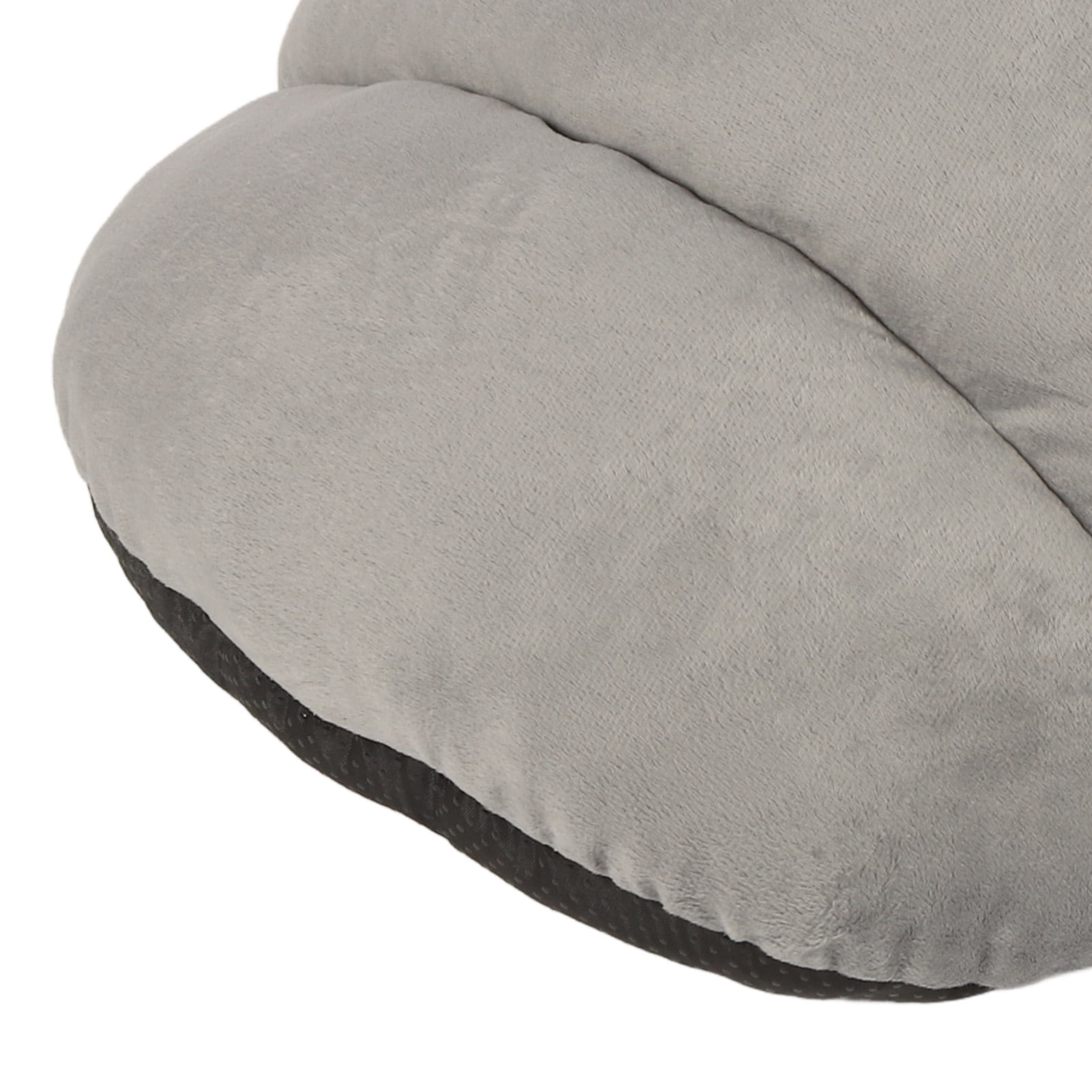NFTIGB Premium Triangle Cat Cave Bed, Semi-Enclosed Indoor Pet Tent Nest, Cozy Warm Plush Shelter for Sleeping, Large Gray, 19.6 inches / 50 cm