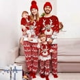 thumbnail image 1 of Xmas Family Matching Clothing Christmas Pajamas 2024 New Year Fashion Green Santa Claus Print Adult Kids Set Baby Romper Pajamas, 1 of 4