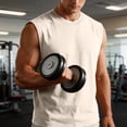thumbnail image 6 of Domuza Acid Wash Tank Tops for Men Vintage Distressed Washed Sleeveless Tee Shirts Summer Workout Loose Fit Muscle Shirts Complexion L, 6 of 6