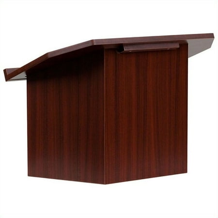 Folding Tabletop Lectern - Flash Furniture Foldable Mahogany Tabletop Lectern